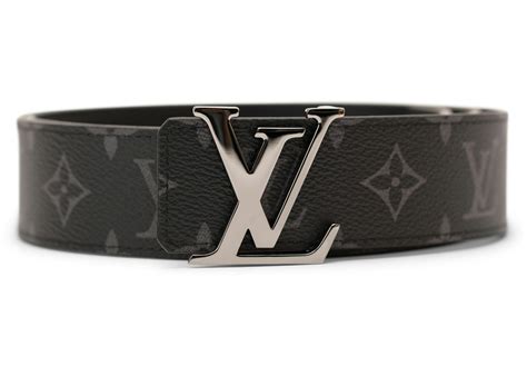 louis vuitton initiales belt monogram eclipse black/gray|Louis Vuitton Initiales Belt Monogram Eclipse Black/Gray .